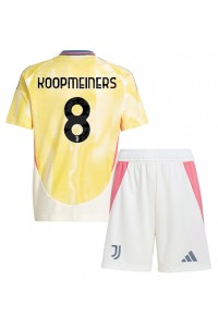 Juventus Teun Koopmeiners #8 Babytruitje Uit tenue Kind 2024-25 Korte Mouw (+ Korte broeken)